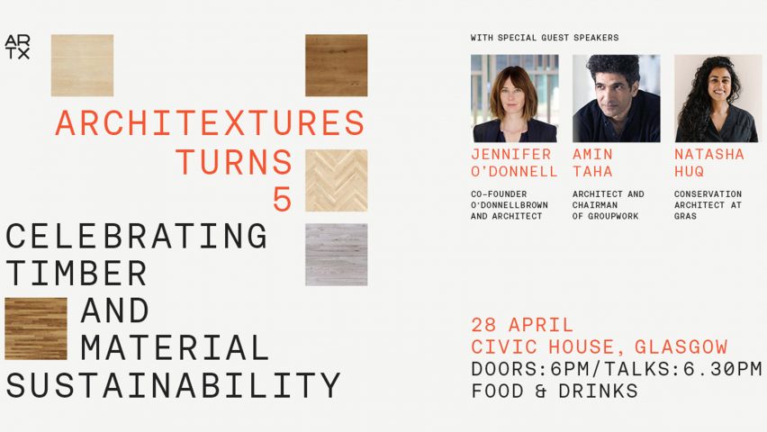 Architextures Turns 5: Celebrating Timber and Material Sustainability