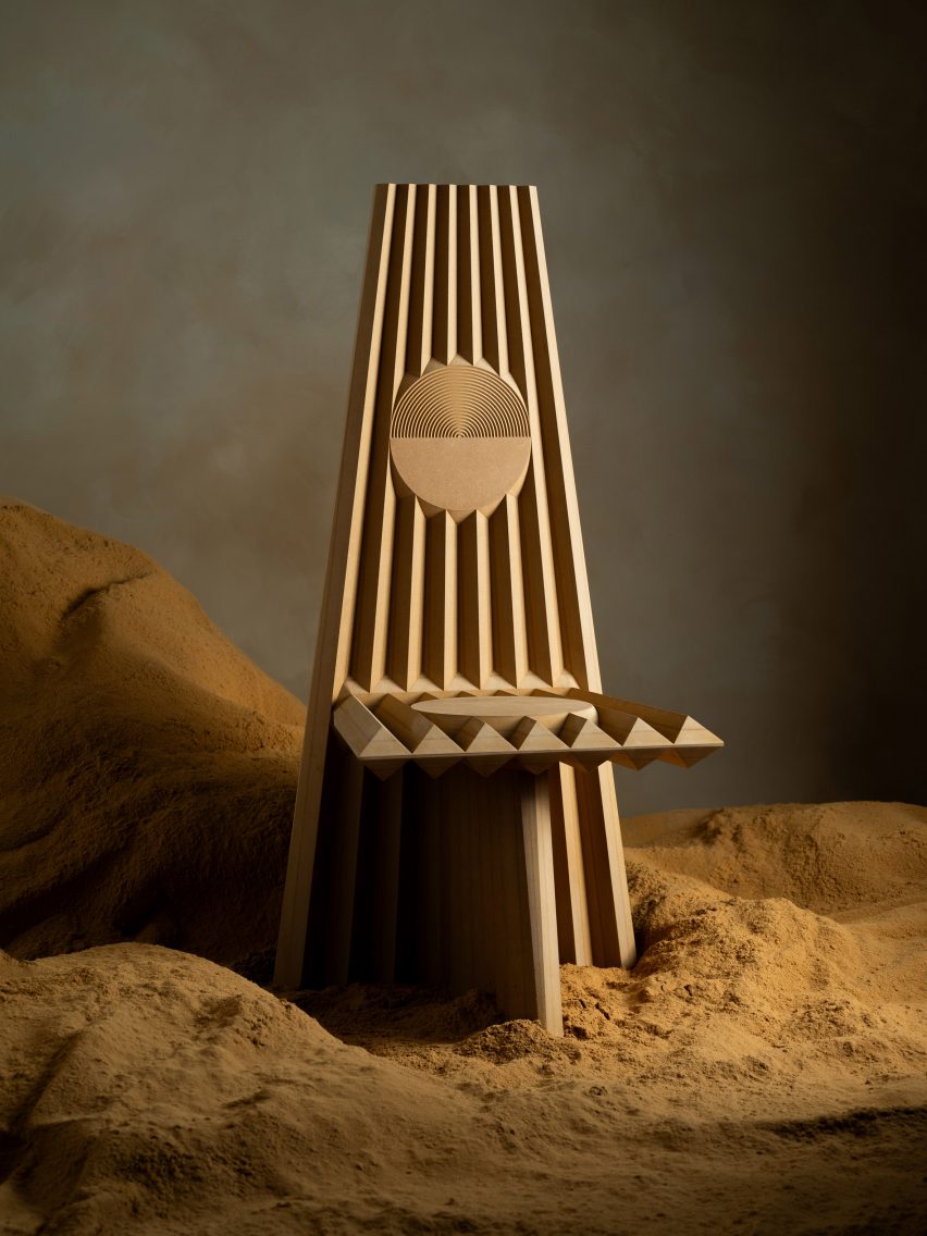 Carved MDF in Deus Ex Machina by Arno Hoogland