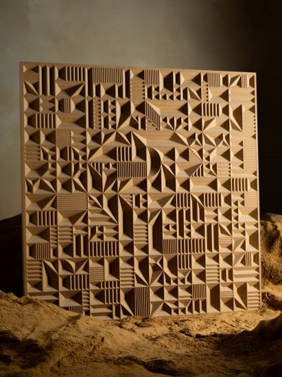 Carved MDF in Deus Ex Machina by Arno Hoogland
