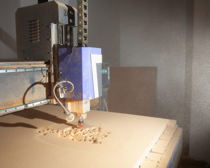 CNC robot milling MDF
