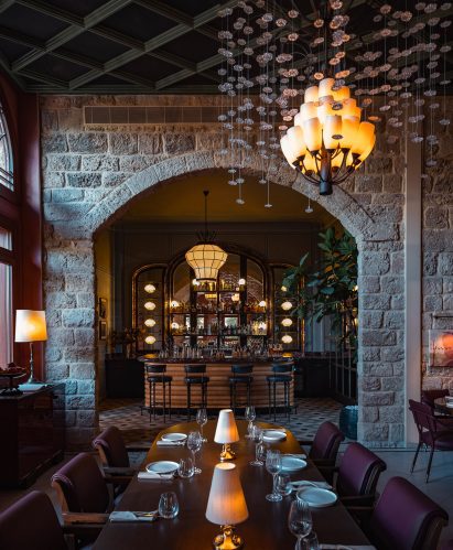 Dining room at Beihouse by Linda Boronkay