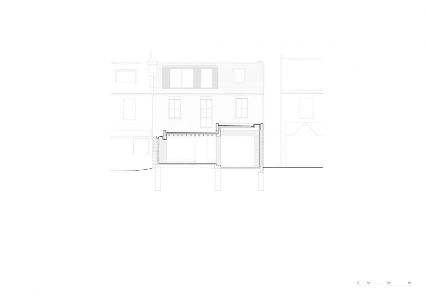 Section of Lordship House by Bindloss Dawes