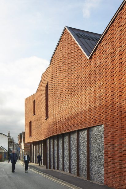 Brick exterior of Gainsborough House Museum