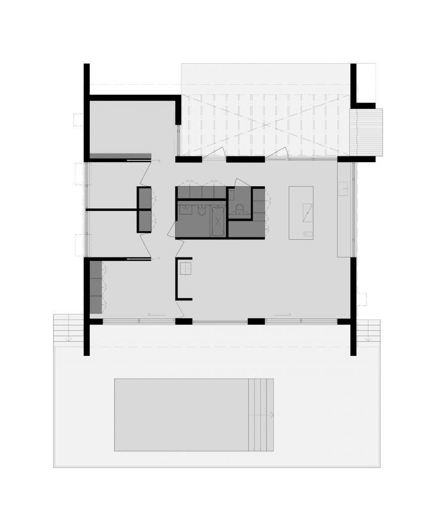 Plan of House Djurö by Campus