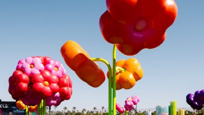 Coachella Flower isntallation
