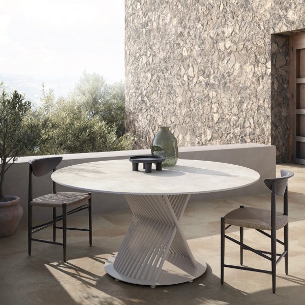 Convivialis tables by Casalgrande Padana