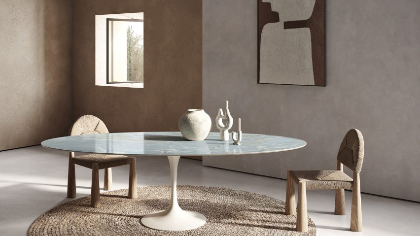 Convivialis tables by Casalgrande Padana