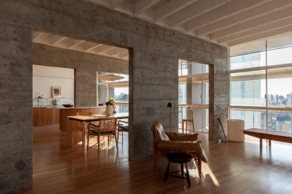 Apartment interior in Oscar Niemeyer's Copan building