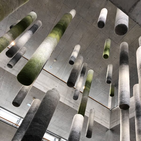 Photosynthesis sound absorbing elements at DesignMarch