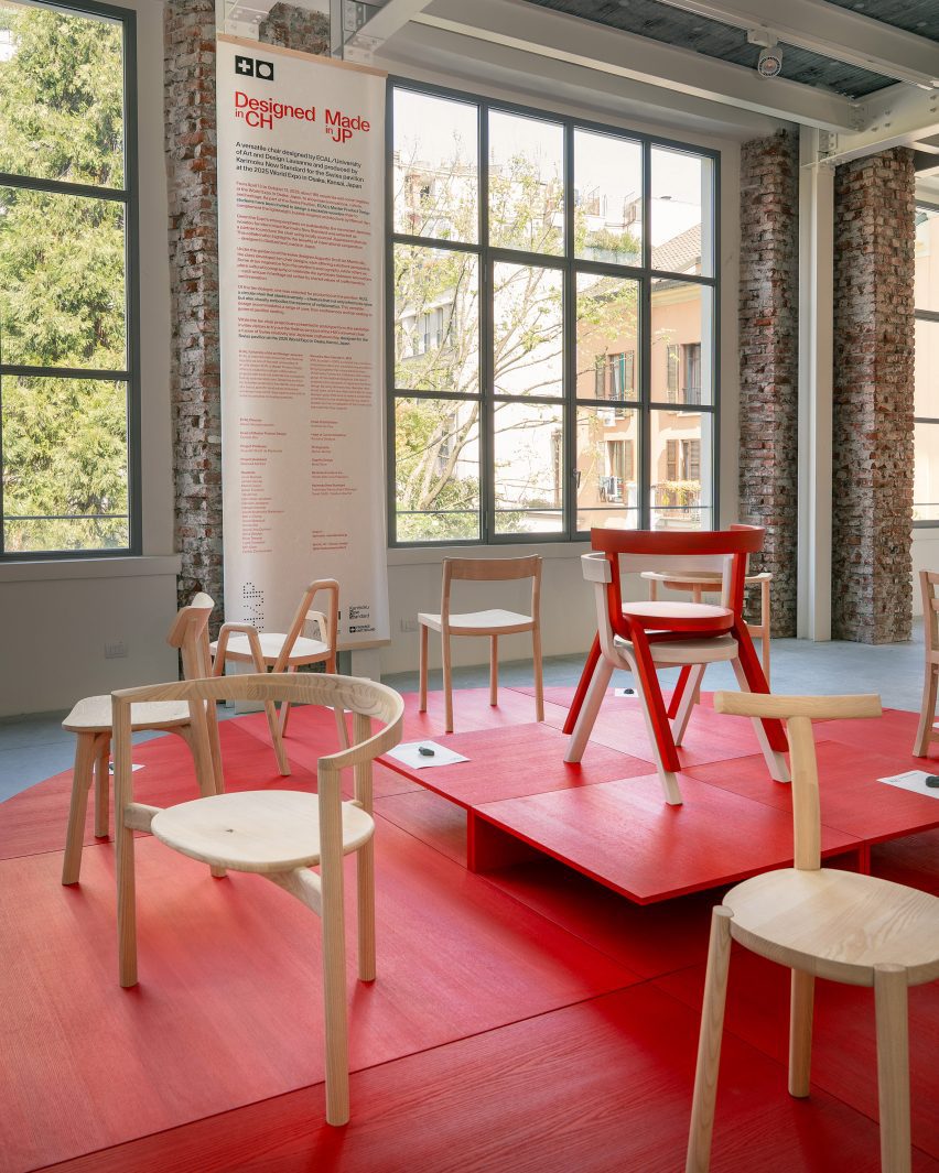 Designed in CH Made in JP exhibition at House of Switzerland