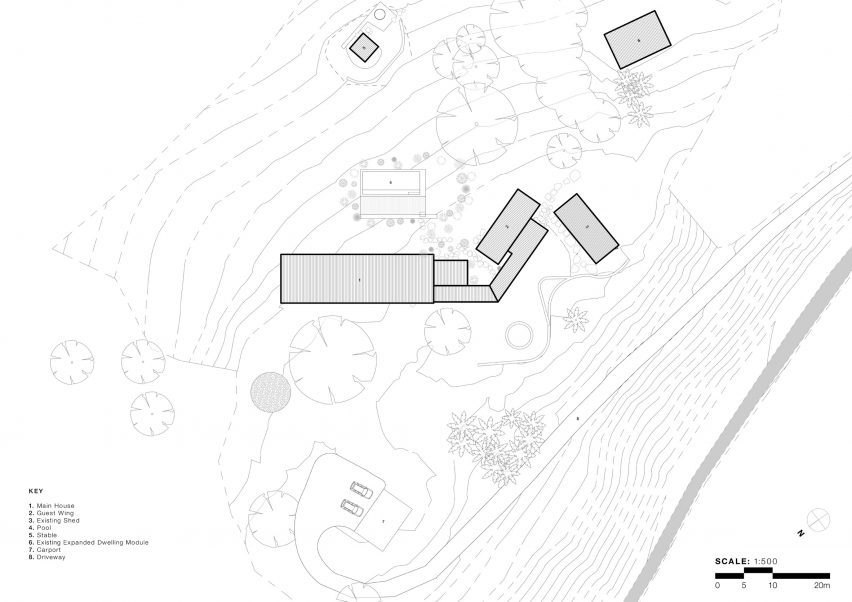 Plan of Mango Lane by DFJ Architects