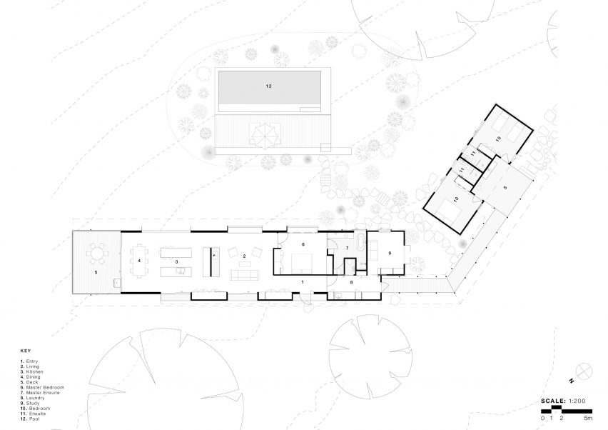 Plan of Mango Lane by DFJ Architects