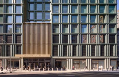 Disney HQ green terracotta New York