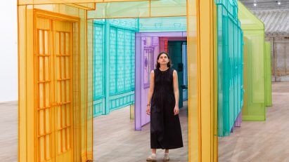 Colourful installation by Do Ho Suh