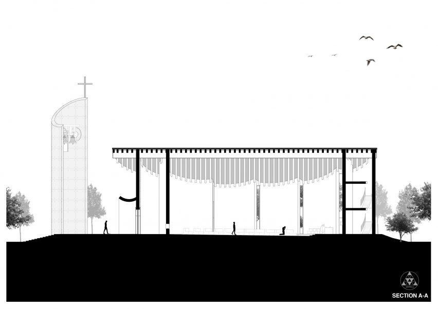 Section of Narac Church