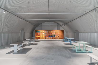 Eating Time section of Prison Times exhibition by Dropcity at Milan design week 2025