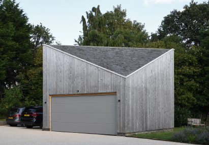 Garage at Field House by Wilkinson King Architecture