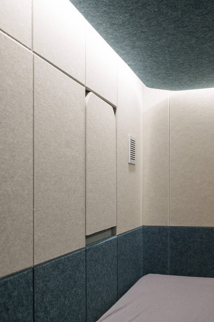 Closets in a space craft