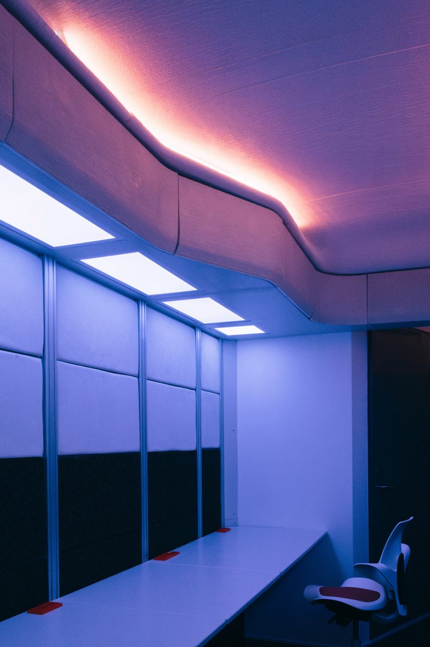 Lighting on a ceiling