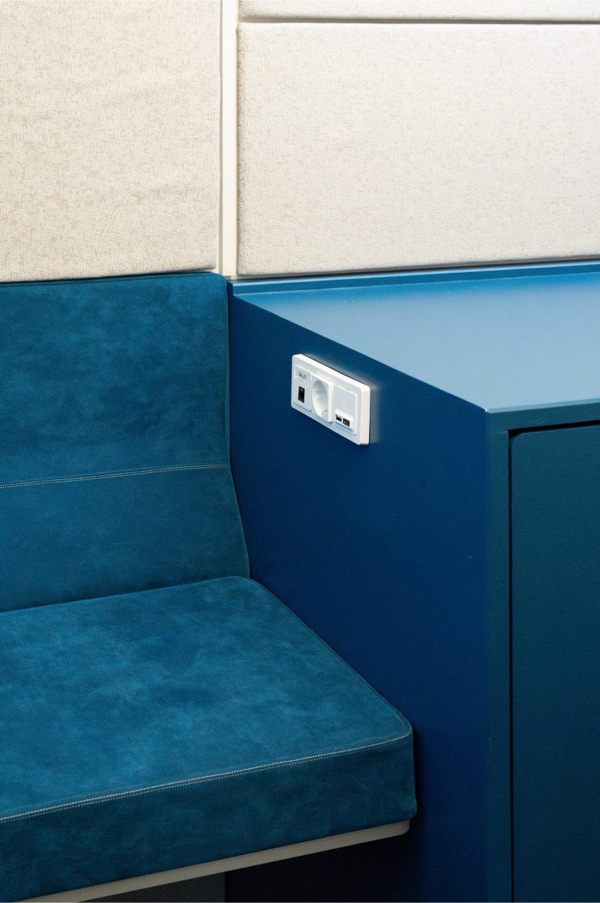 Bench and outlet