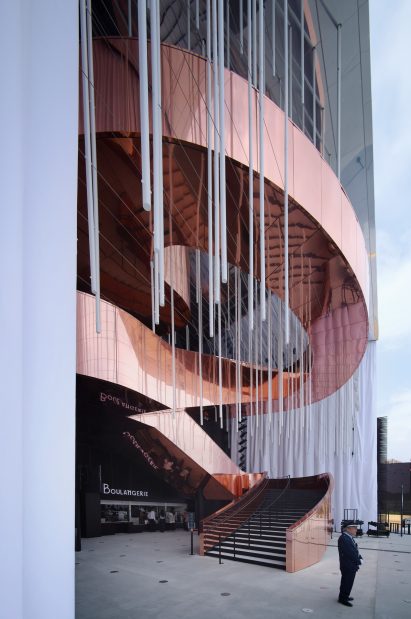 Huge helical staircase