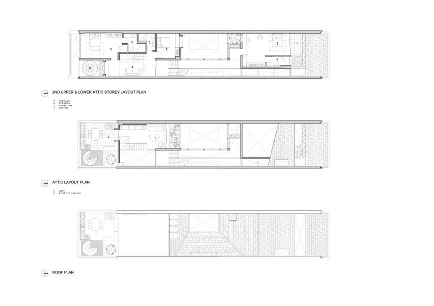 Plan of Oku House by Freight Architects