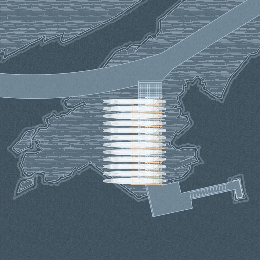 Plan of The Seaside Pavilion by GN Architects