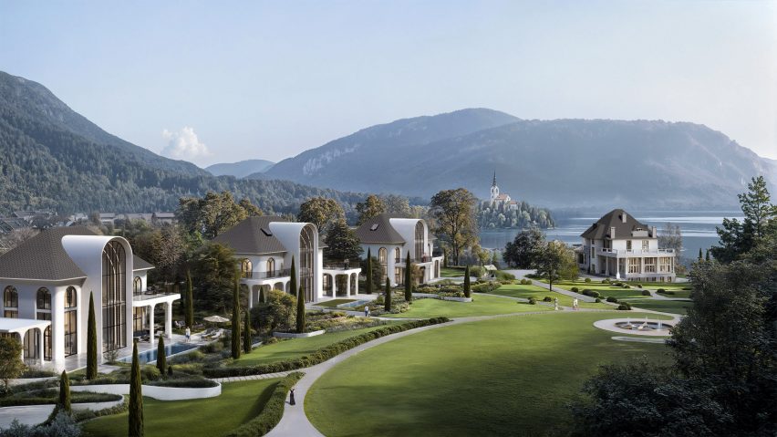 Lake Bled Estate designed by Studio Tim Fu using AI