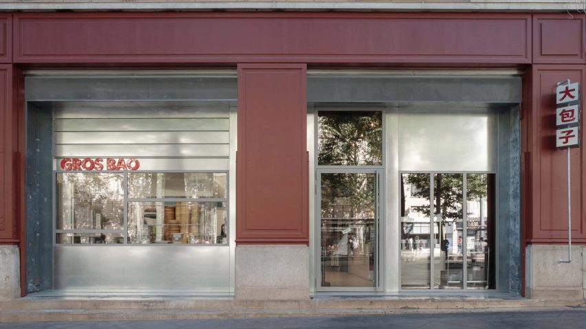 Exterior of Gros Bao restaurant in Marseille by Neri&Hu