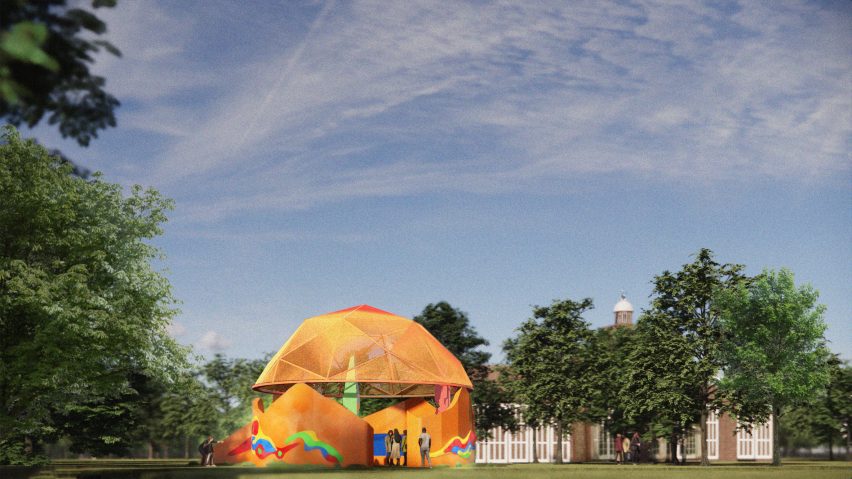 Play Pavilion made from Lego at the Serpentine