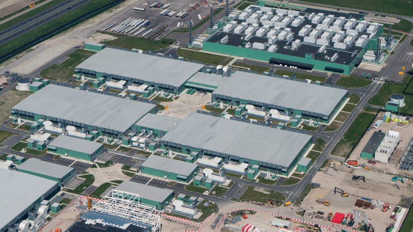 Data centre under construction used to illustrate story about BloombergNEF's New Energy Outlook 2025 report