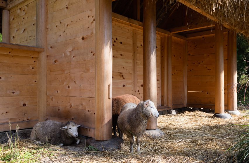 Sheep pen in Japan by 2m26
