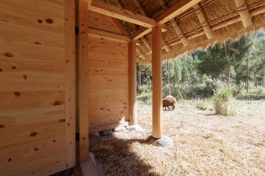 Hitsujigoya sheep pen in Japan by 2m26