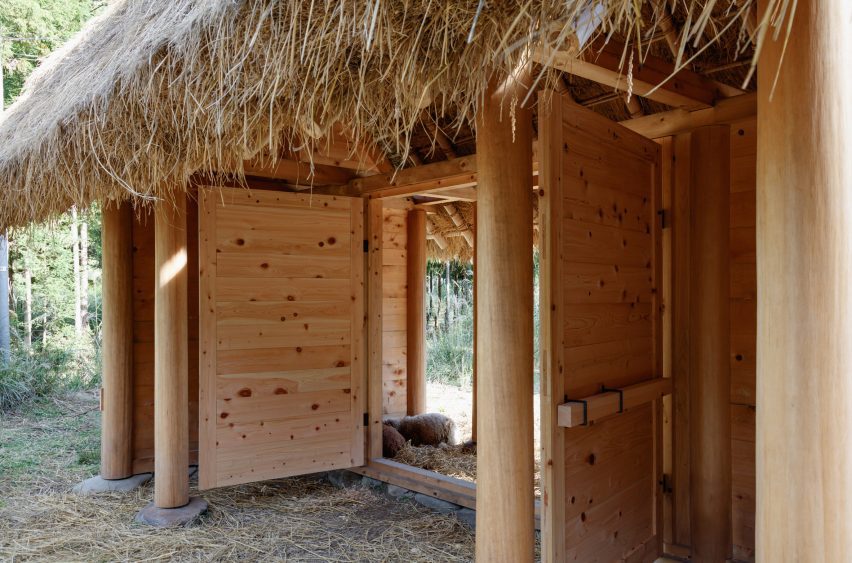 Hitsujigoya sheep pen in Japan by 2m26