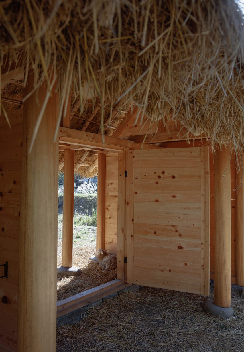 Hitsujigoya sheep pen in Japan by 2m26