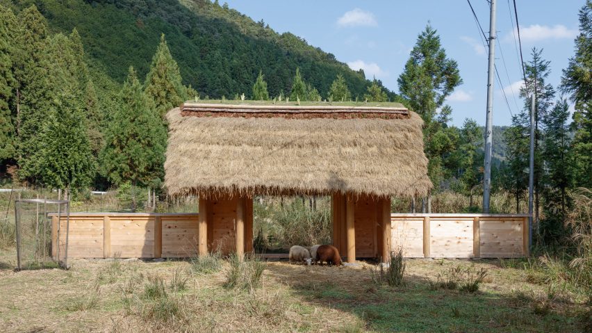 Hitsujigoya sheep pen in Japan by 2m26