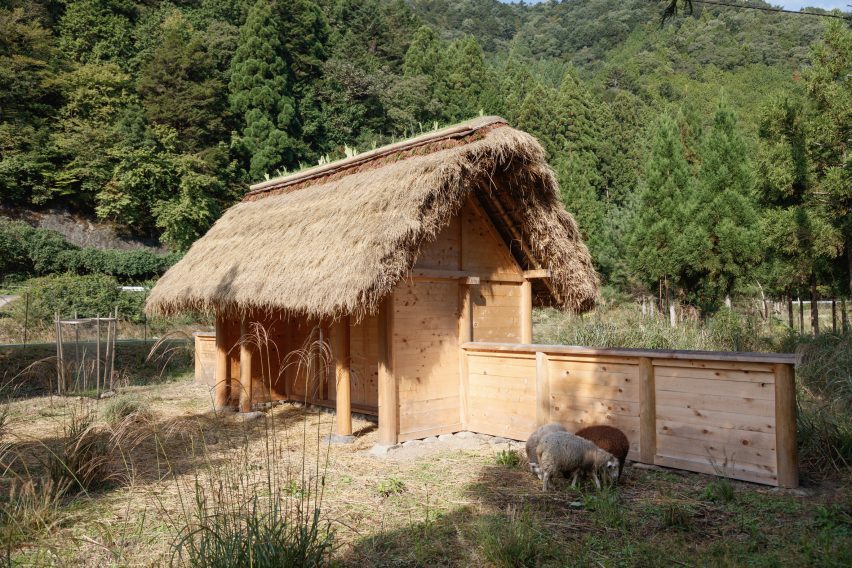 Hitsujigoya sheep pen in Japan by 2m26