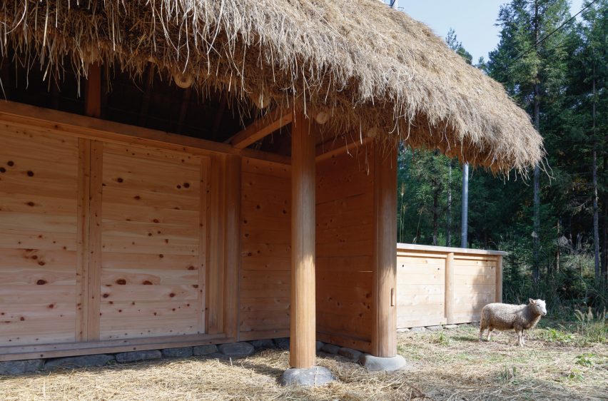 Hitsujigoya sheep pen in Japan by 2m26