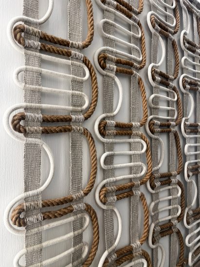 Woven wall hanging