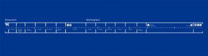 Floorplan of IKEA's proposed linear store