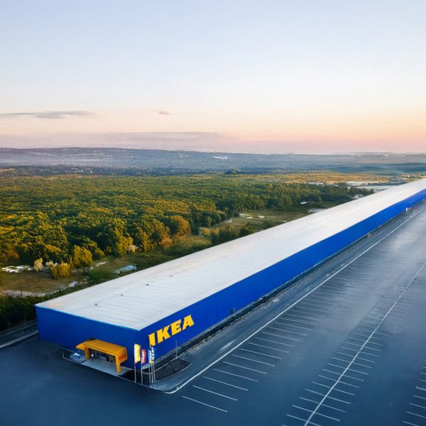 Rendering of IKEA's proposed linear store