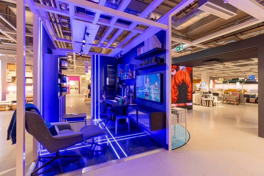 London shop interior