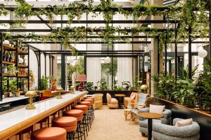 atrium bar area