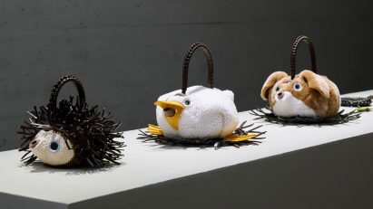 Animal-shaped tea cosies