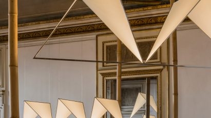 Triangular lights by Michael Anastassiades