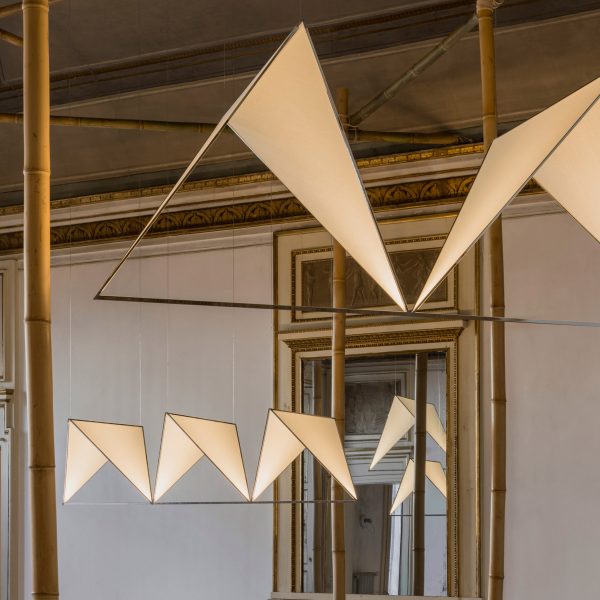 Triangular lights by Michael Anastassiades
