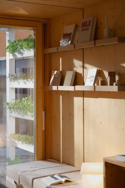 Shelves in Muji Muji 5.5 house