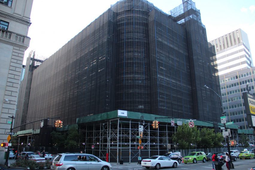 New York City scaffolding