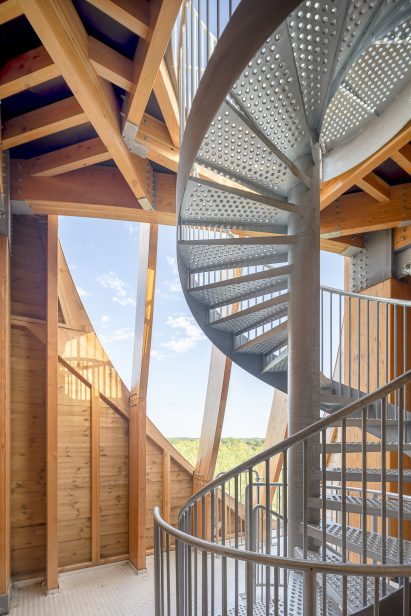 Interior view of Watchtower Einderheide by NEXT Architects