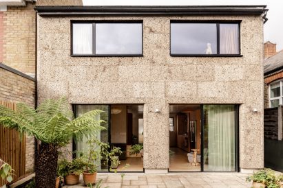 Cork-wrapped London home